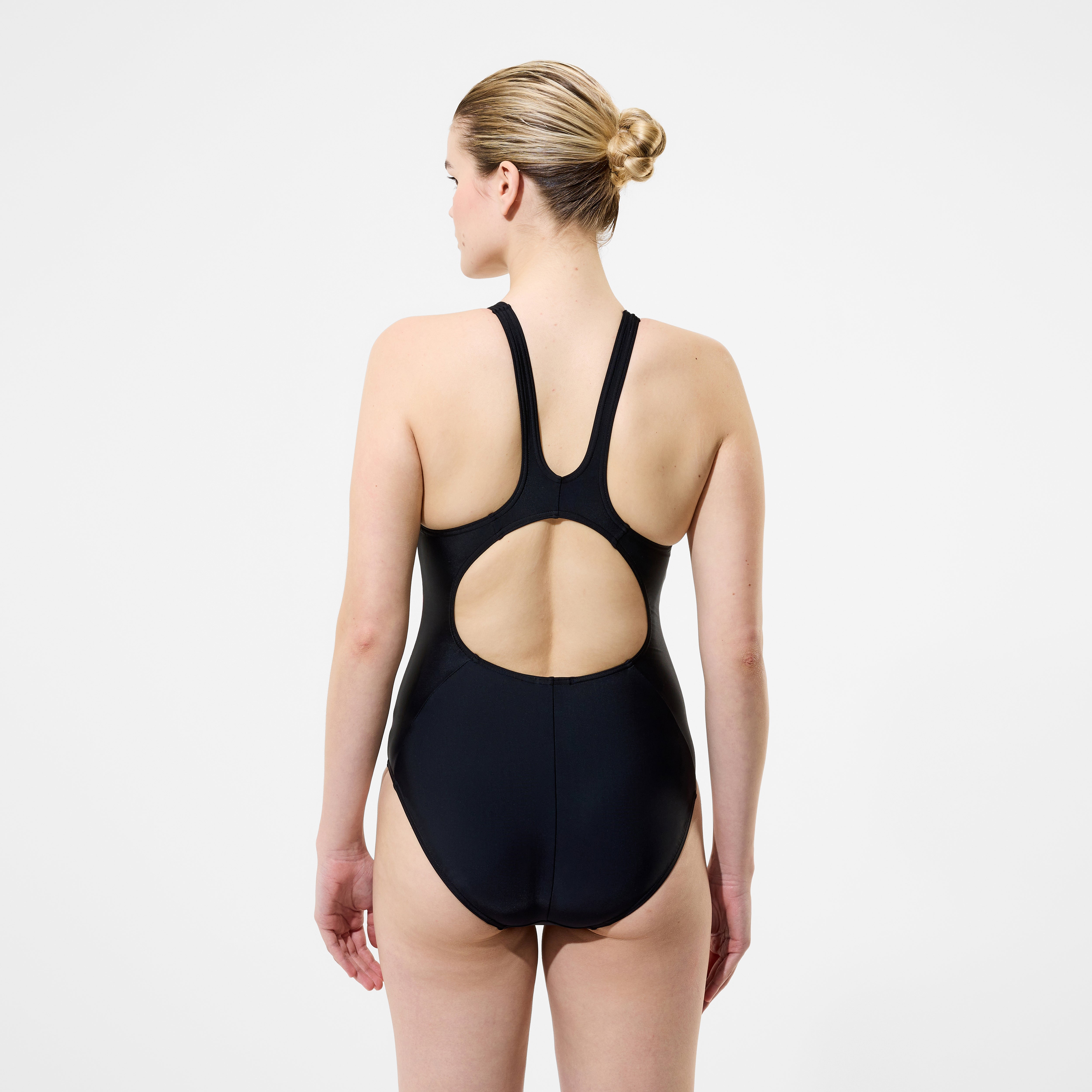 TRAJE DE BAÑO NATACIÓN SPEEDO COLOURBLOCK MUSCLEBACK NEGRO - 2