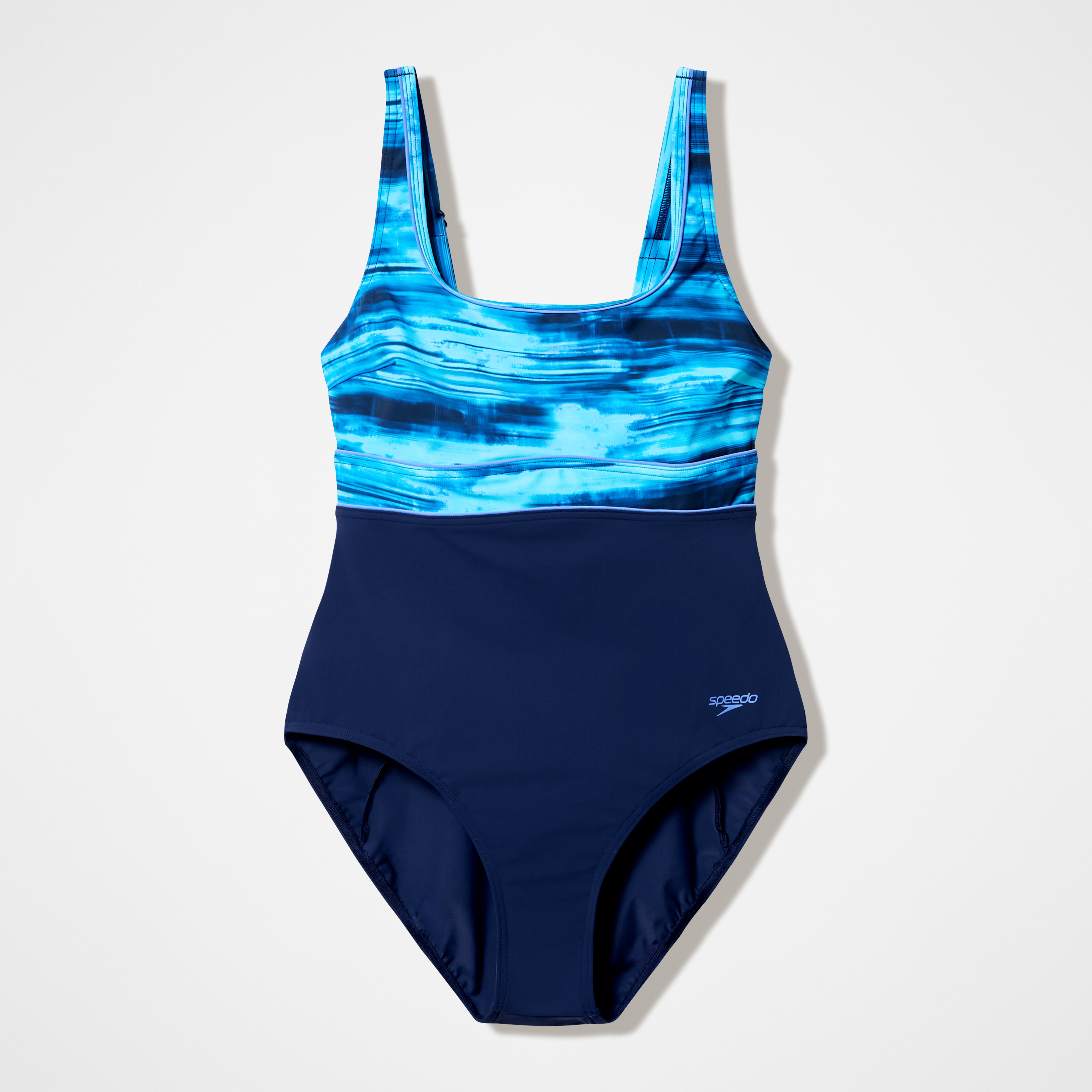 TRAJE DE BAÑO NATACIÓN SPEEDO CONTOUR ECLIPSE ENTERO AZUL - 3