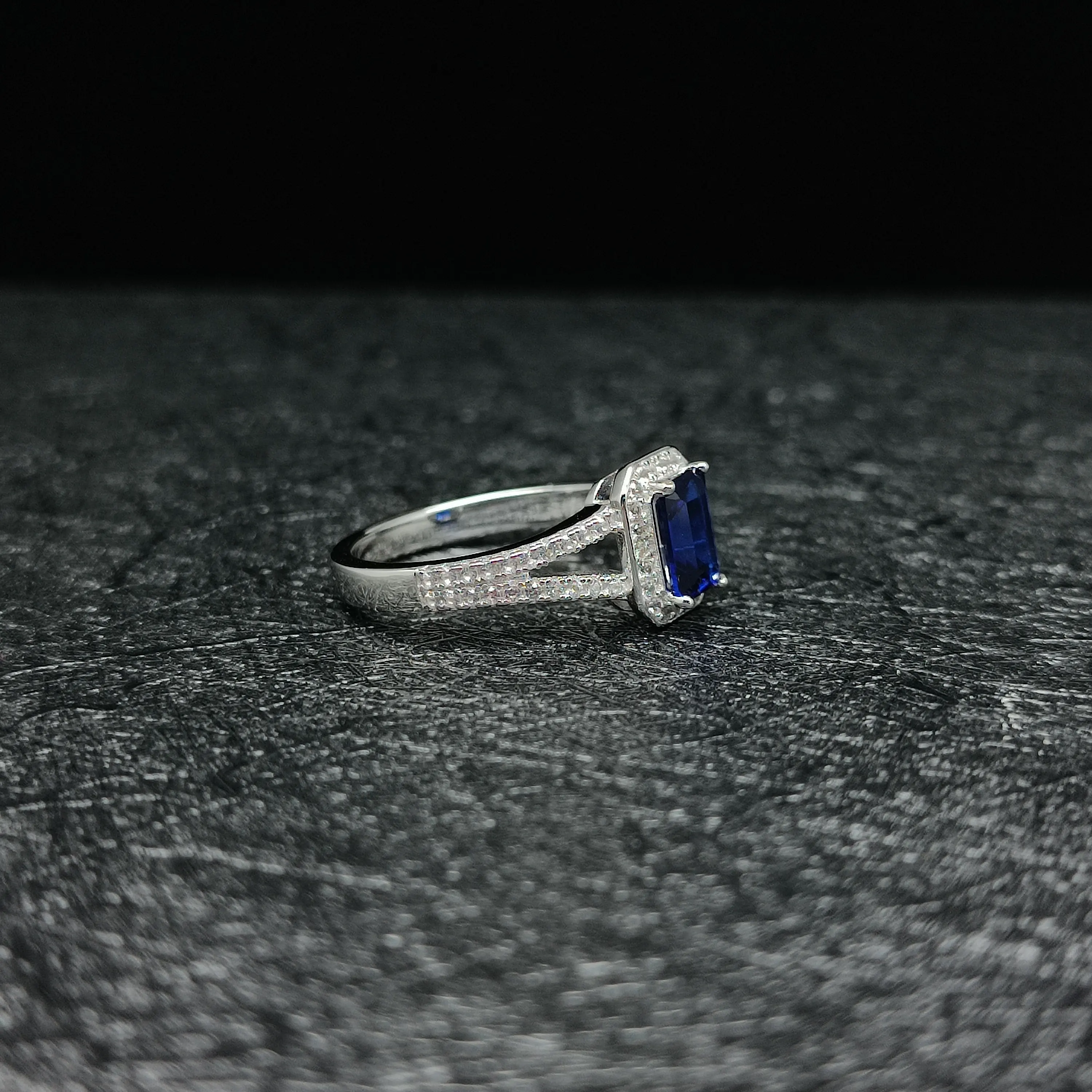 ANILLO ELEGANCIA ETERNA EN PLATA 925 AZULINO - 3