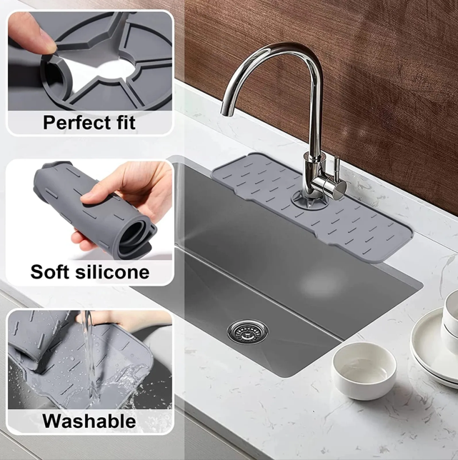 ESCURRIDOR PLANO DE COCINA COLOR NEGRO - 2