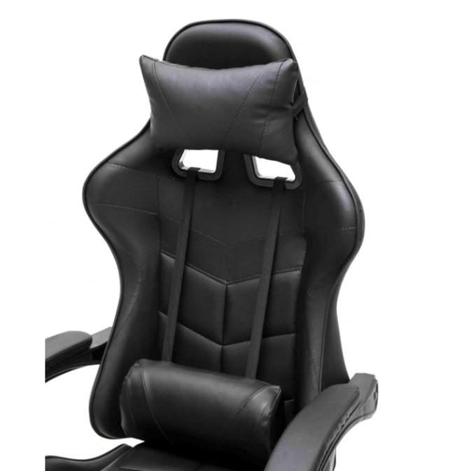 SILLA GAMER MODEL S - COLOR NEGRO - 3