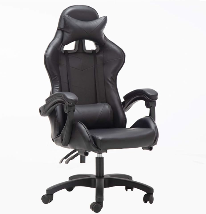 SILLA GAMER MODEL S - COLOR NEGRO - 5