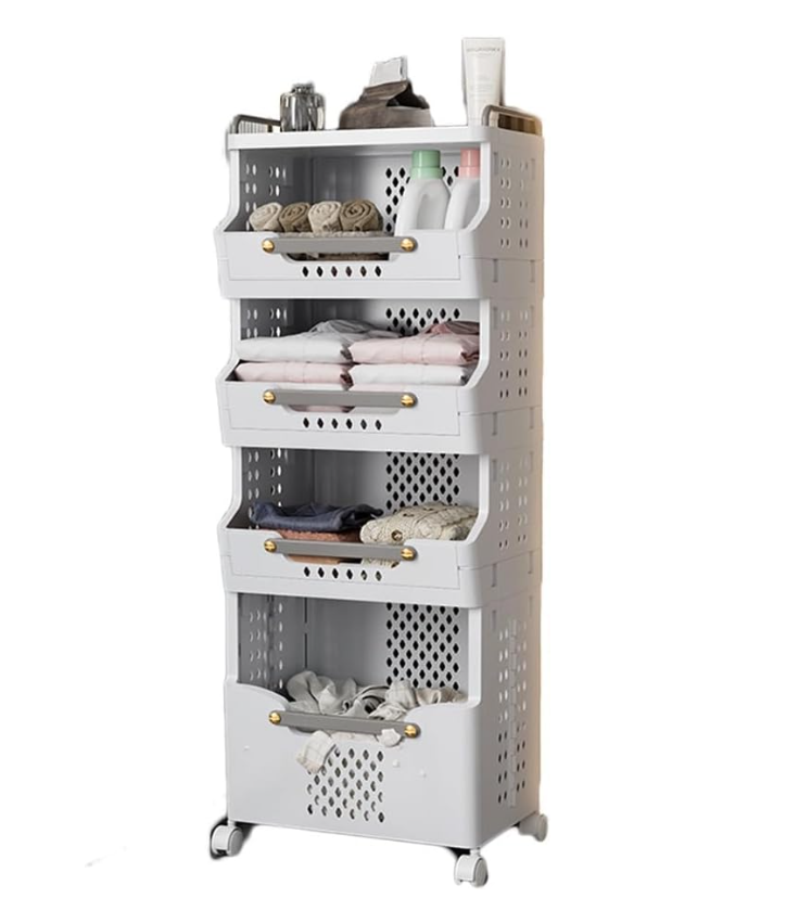 CESTA ORGANIZADOR DE ROPA DE 4 NIVELES - 5