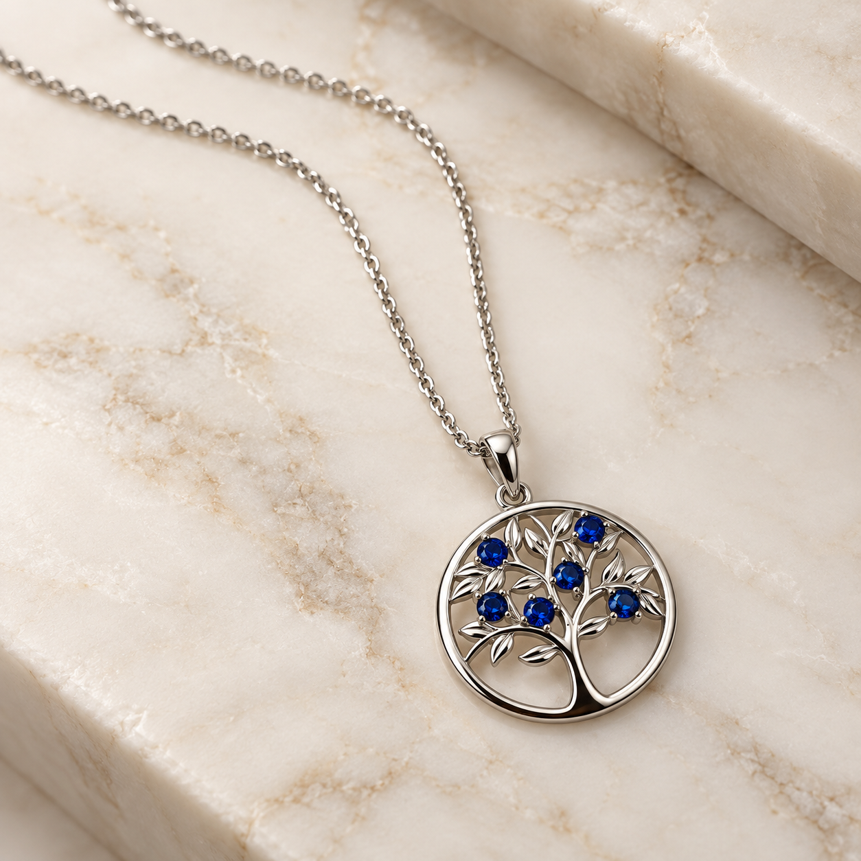 COLLAR ÁRBOL MÍSTICO BRILLANTE PLATA 925 - 4
