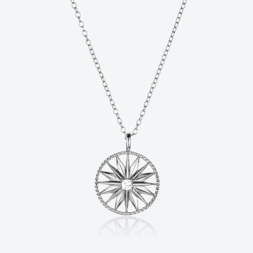 COLLAR DESTELLO ESTELAR - PLATA 925 - 1