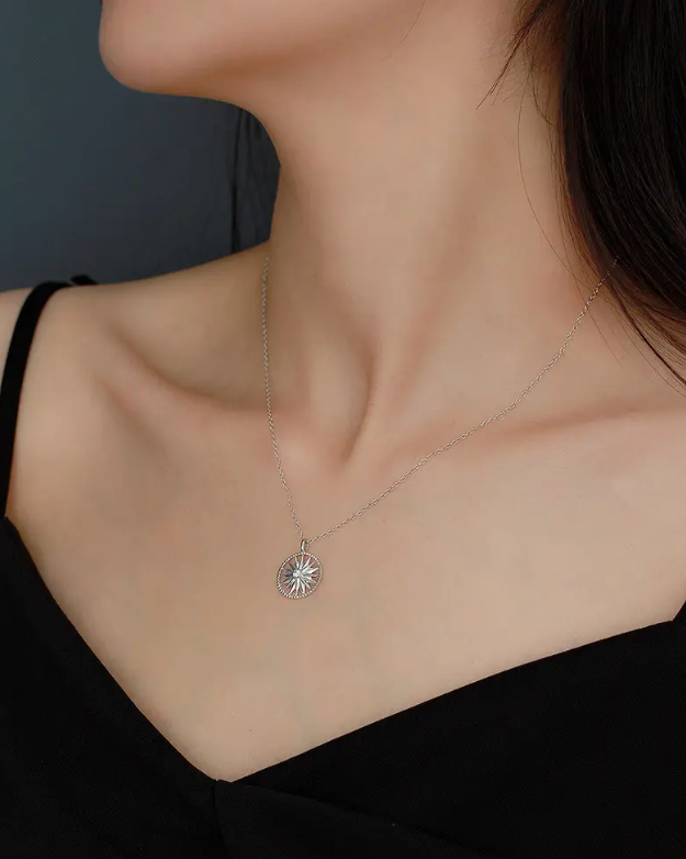 COLLAR DESTELLO ESTELAR - PLATA 925 - 2