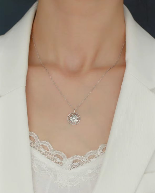 COLLAR DESTELLO ESTELAR - PLATA 925 - 3