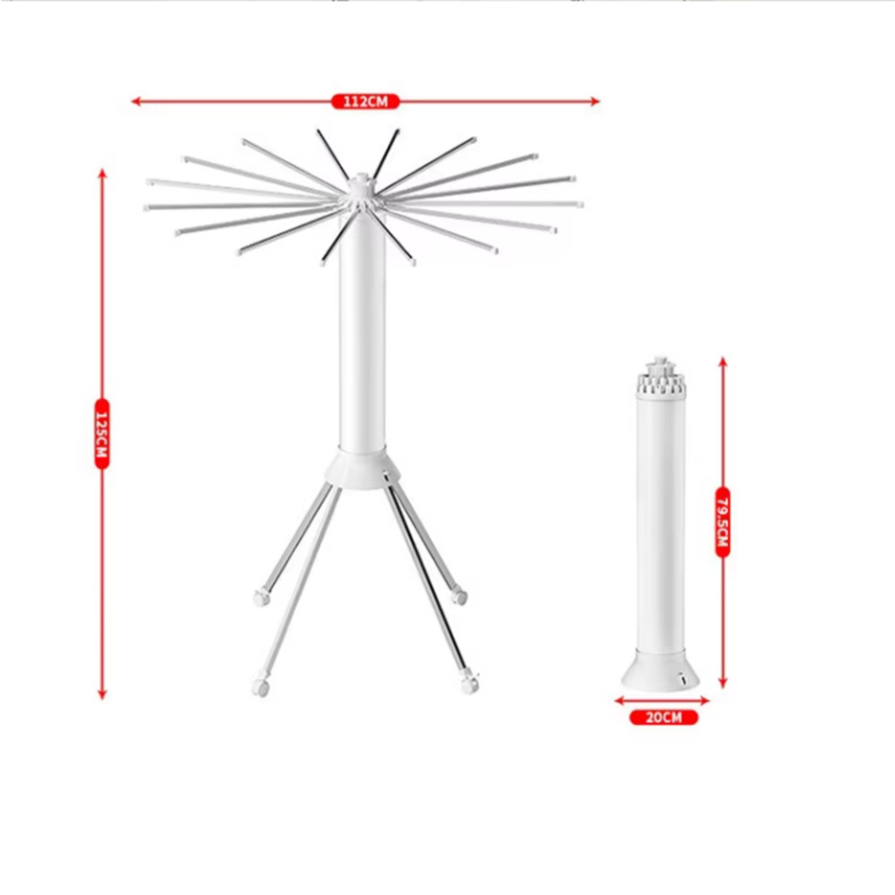 TENDEDERO COLGADOR DE ROPA PLEGABLE TRIPLE - 5