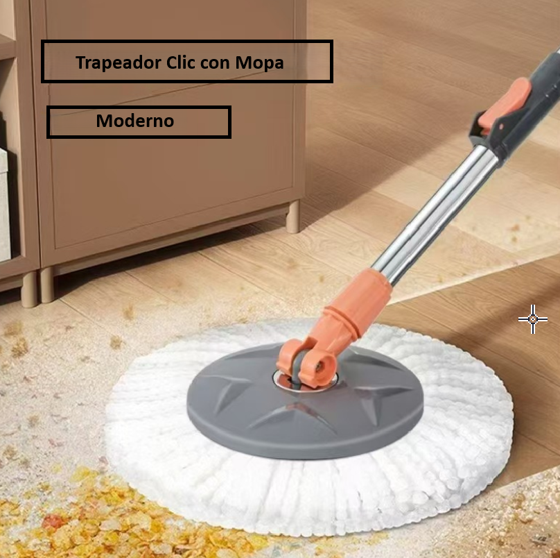 BALDE TRAPEADOR CON ESCURRIDOR CLIC PRÁCTICO - 7