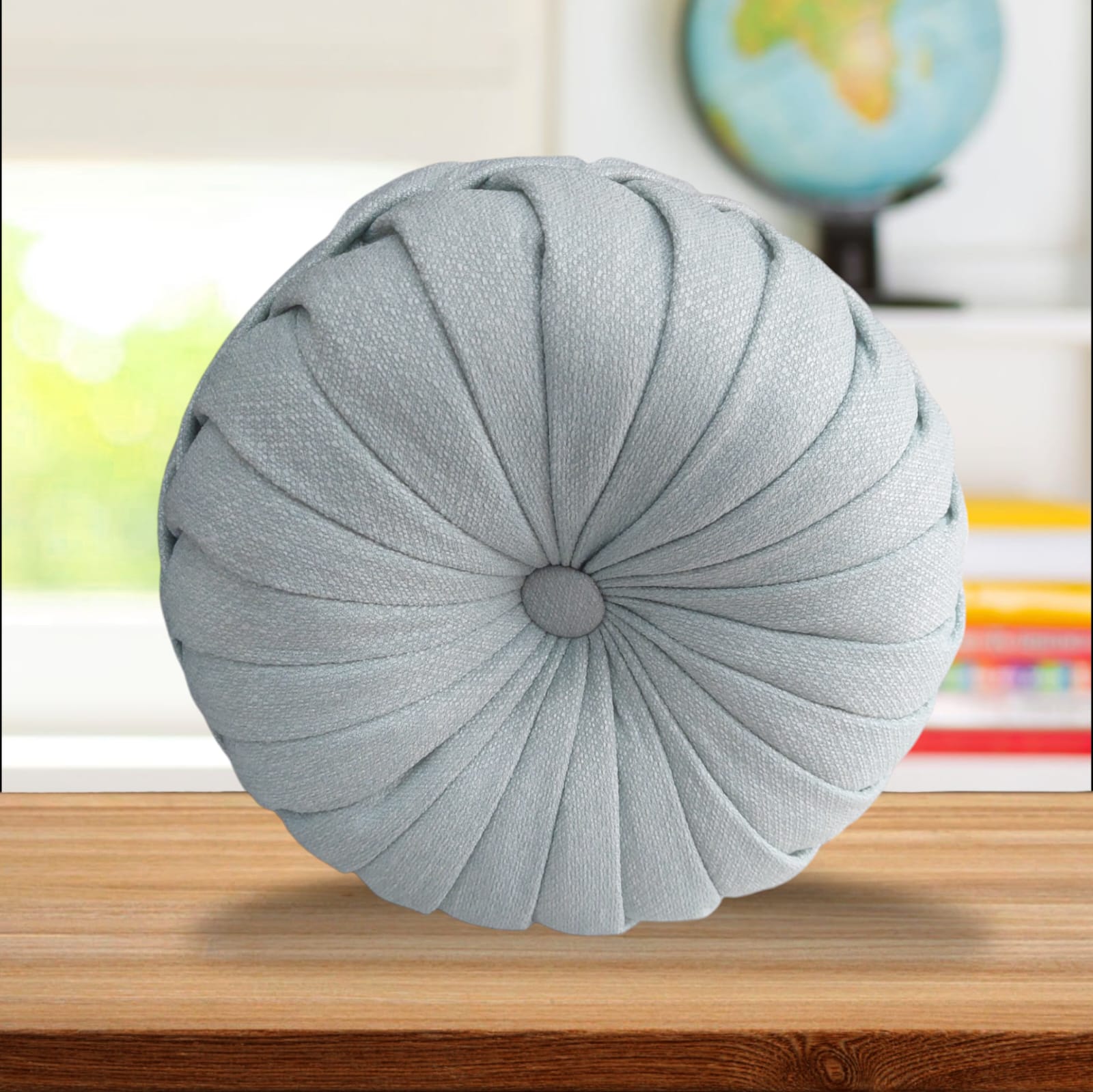 COJÍN DECORATIVO ECO 35X15CM GRIS - 1