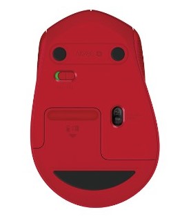 MOUSE INALÁMBRICO LOGITECH M280-ROJO - 2
