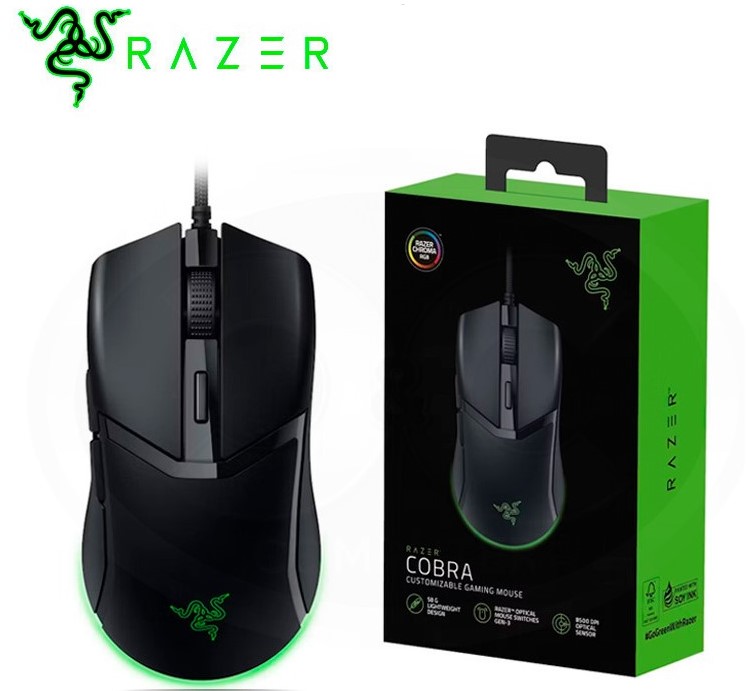 MOUSE RAZER COBRA 8500 DPI SWITCH ÓPTICO 90M CHROMA-NEGRO - 2