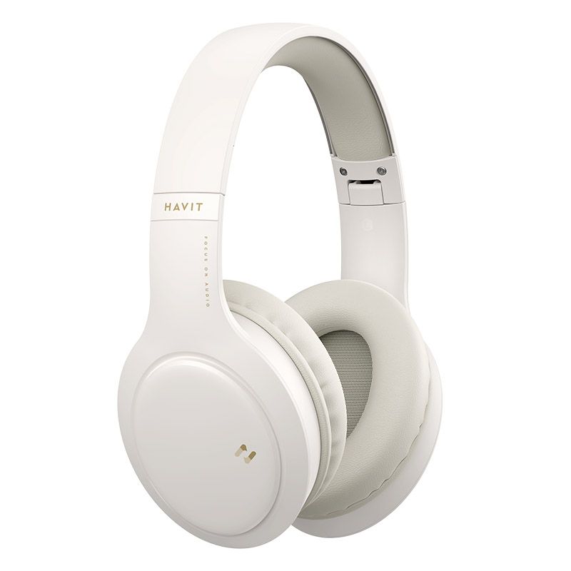 AURICULARES BLUETOOTH HAVIT H633BT BEIGIE - 2