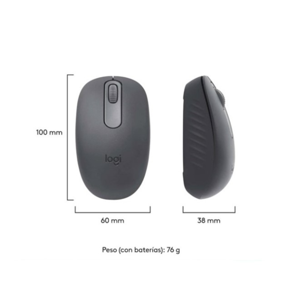 MOUSE LOGITECH M196 BLUETOOTH COLOR ROSADO - 3