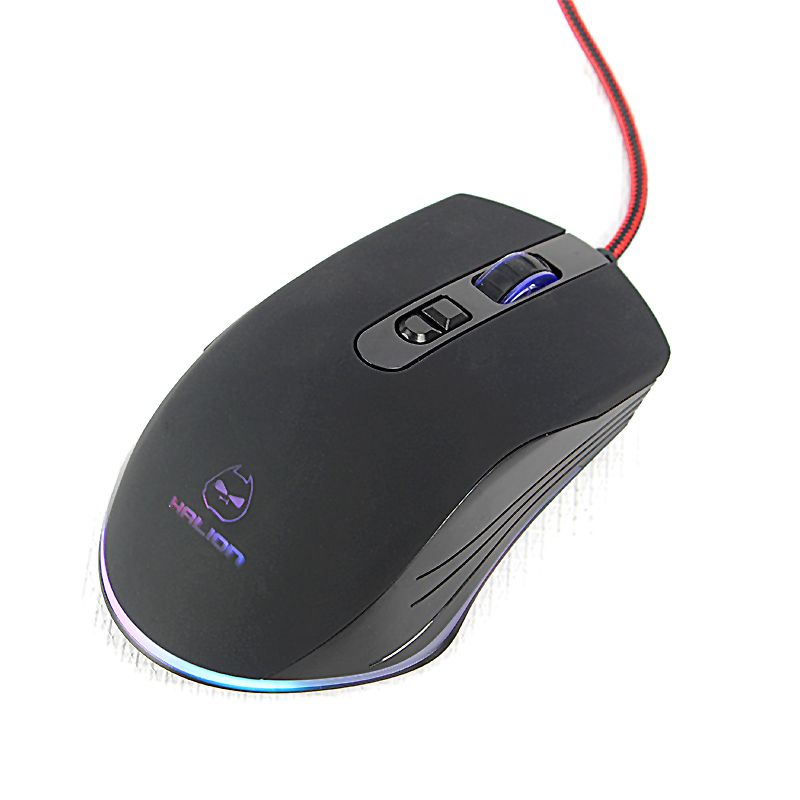 MOUSE GAMER HALION WING HA-M935 RGB 6B - 2