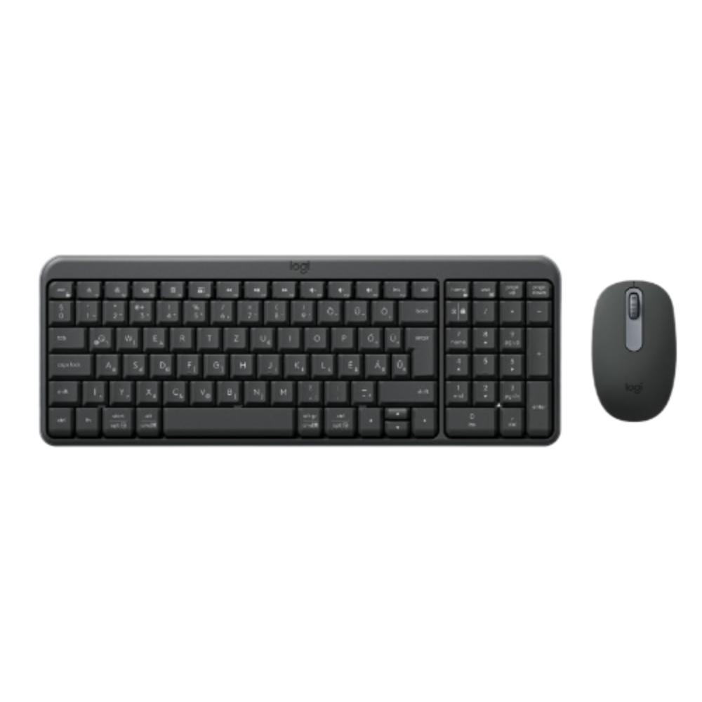 KIT TECLADO Y MOUSE LOGITECH INALÁMBRICO BT MK250 BLACK - 1