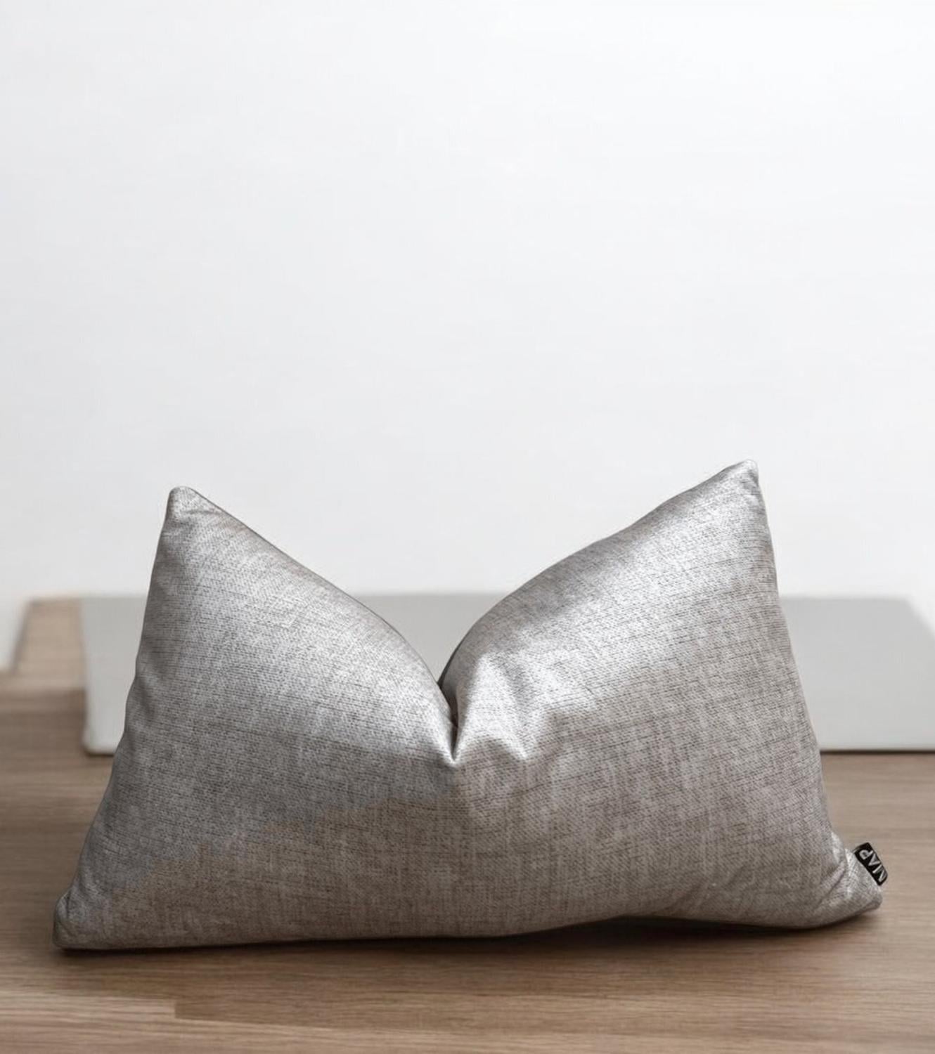 FUNDA COJIN MAP DESIGN ETANG LATTE 50X30CM GRIS - 1