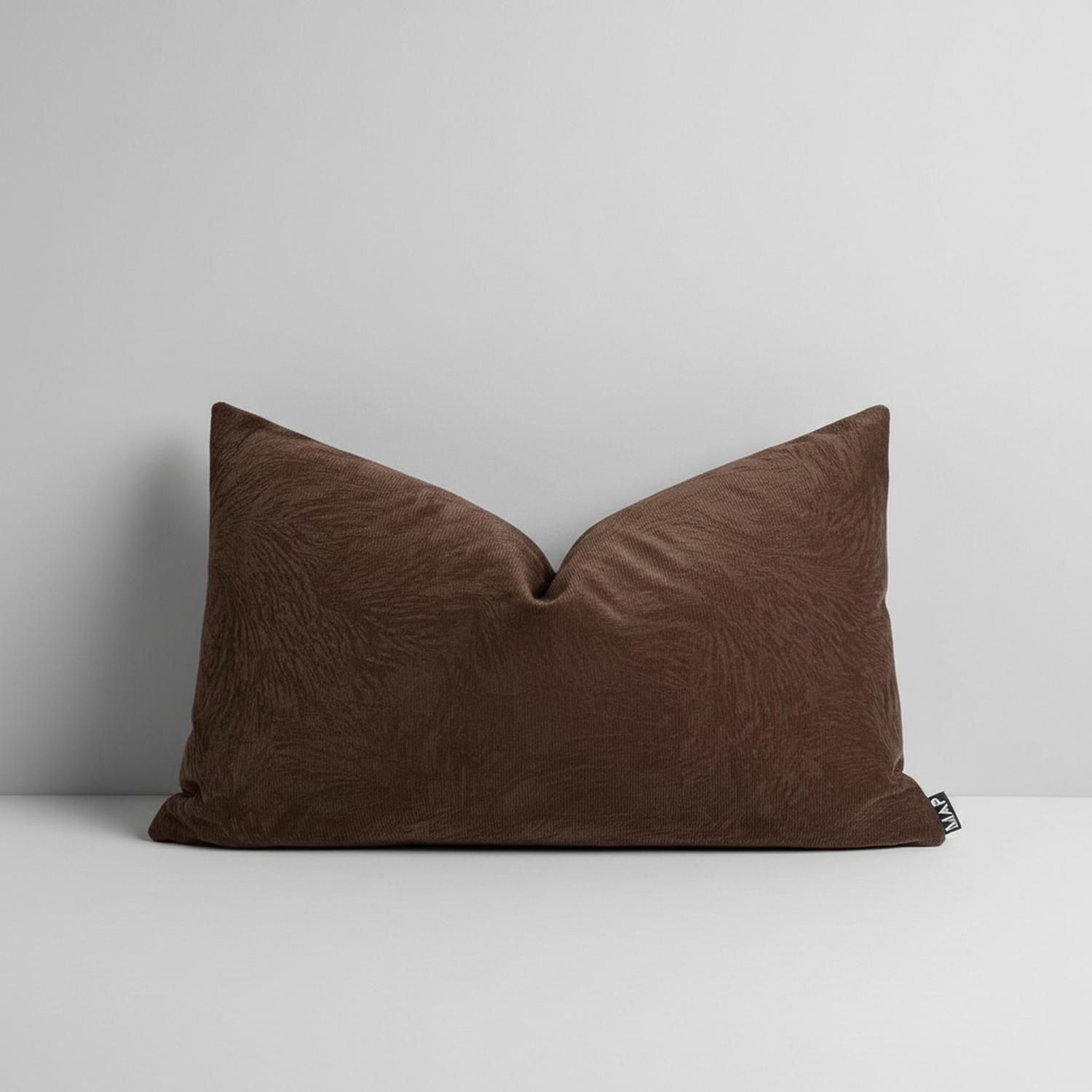 FUNDA COJIN MAP DESIGN MADRI 50X30CM CHOCOLATE - 5