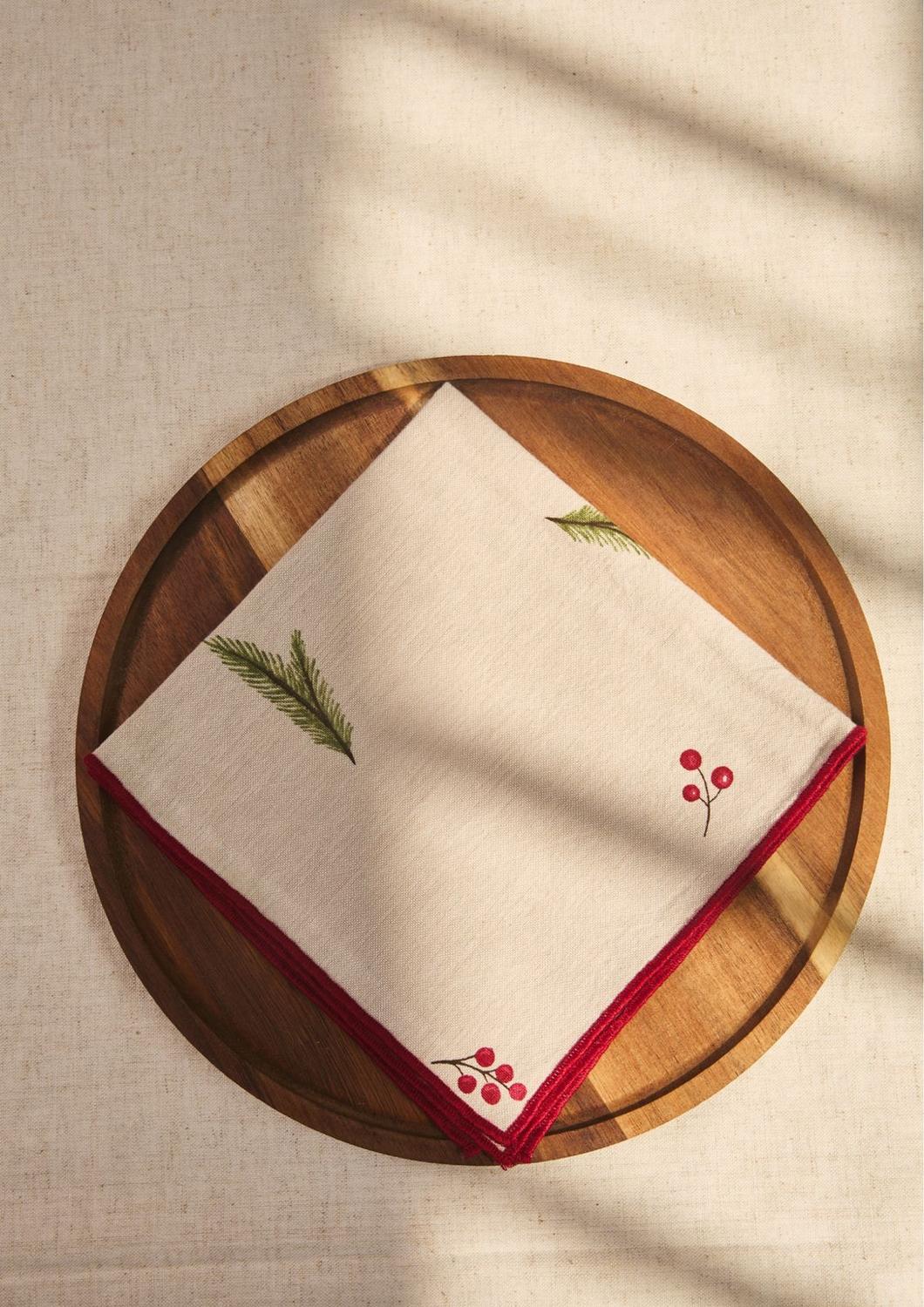 SERVILLETA DE TELA BRISA NAVIDAD - 1