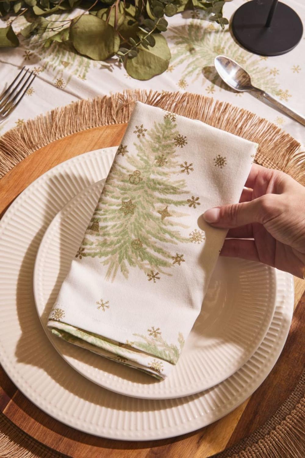 SERVILLETA DE TELA ÁRBOL DE NAVIDAD - 1