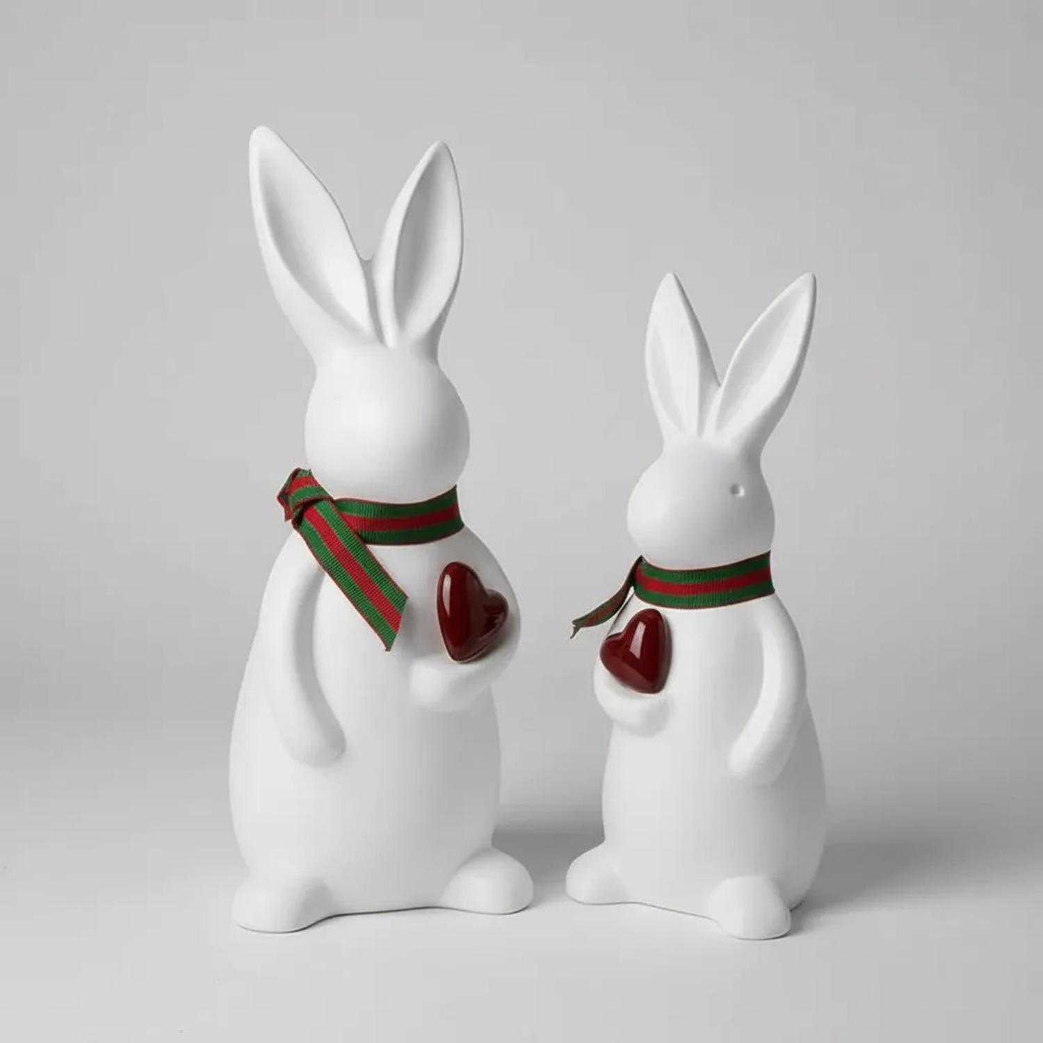 SET DE CONEJOS NAVIDAD CON LAZO - 1