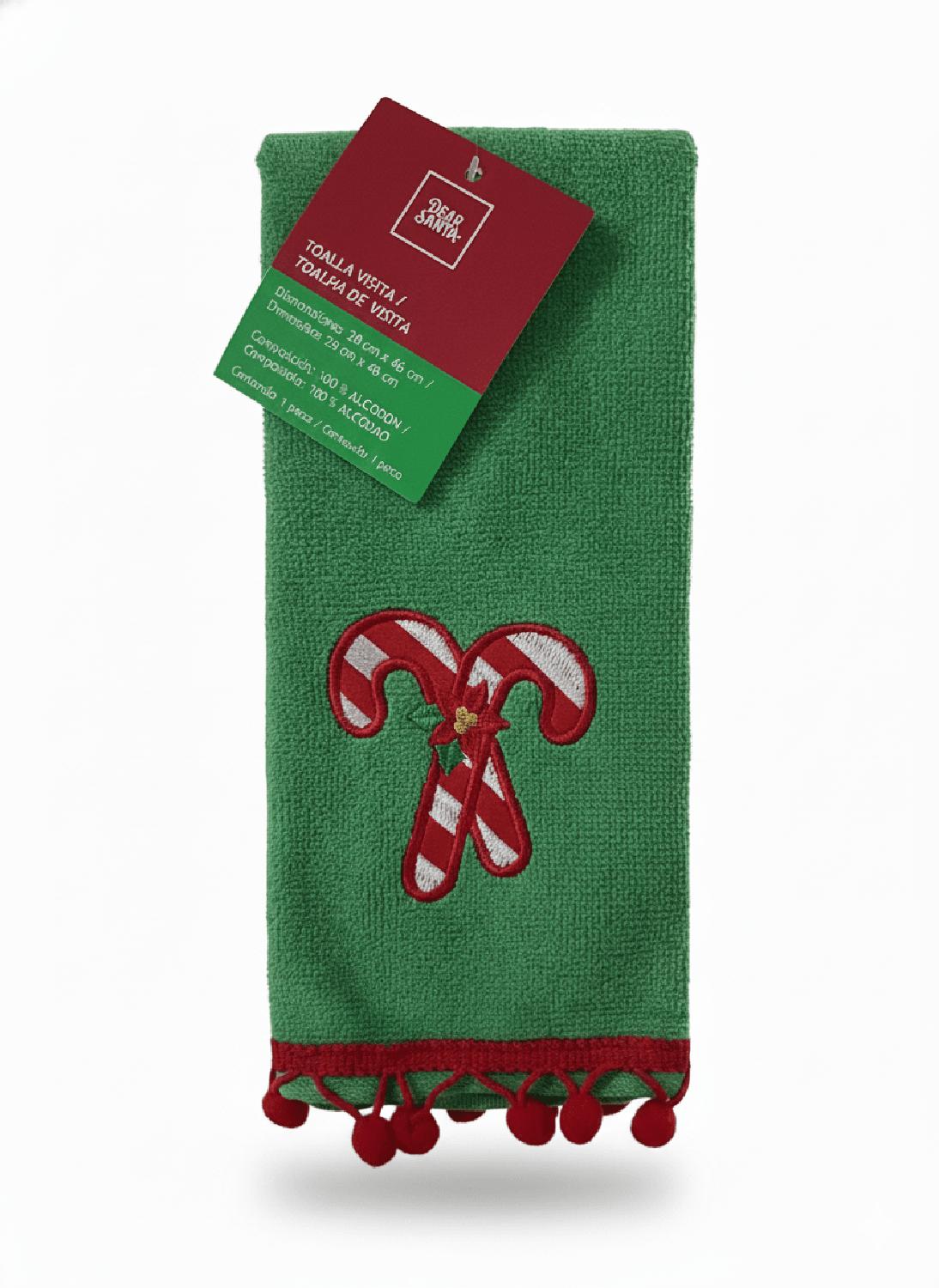 TOALLA DE MANO NAVIDEÑO 28X46 CM - 2