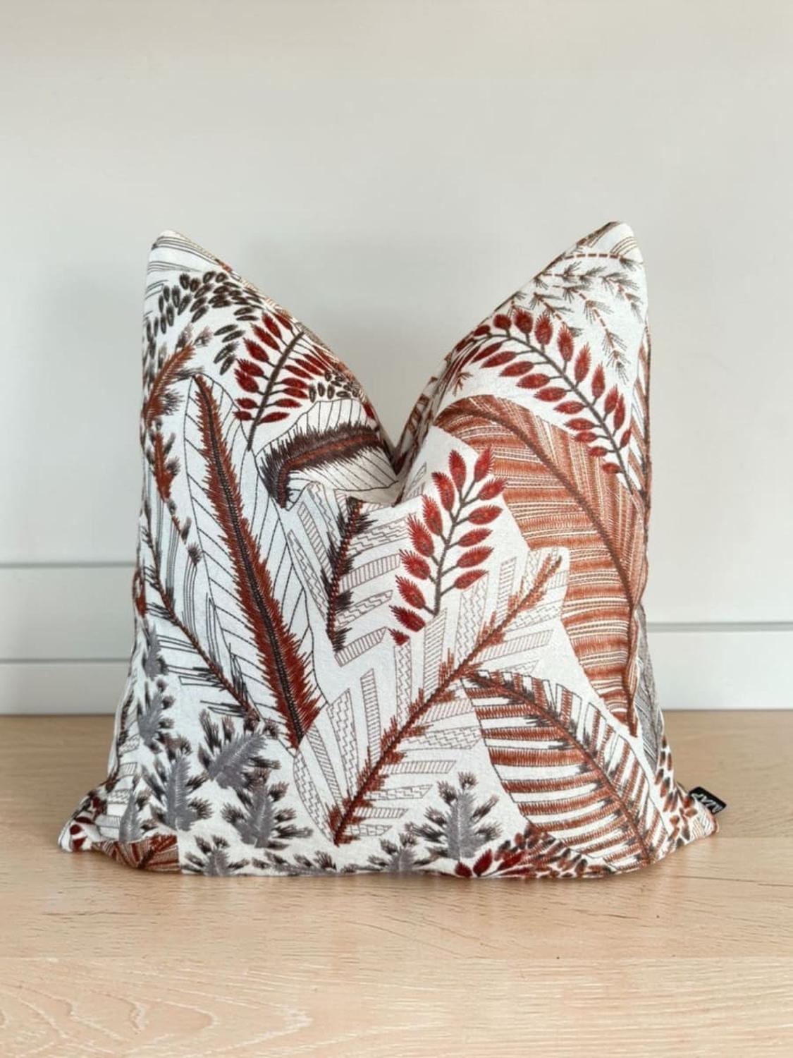 FUNDA DE COJÍN PALMAS TERRA 45X45 CM - 1