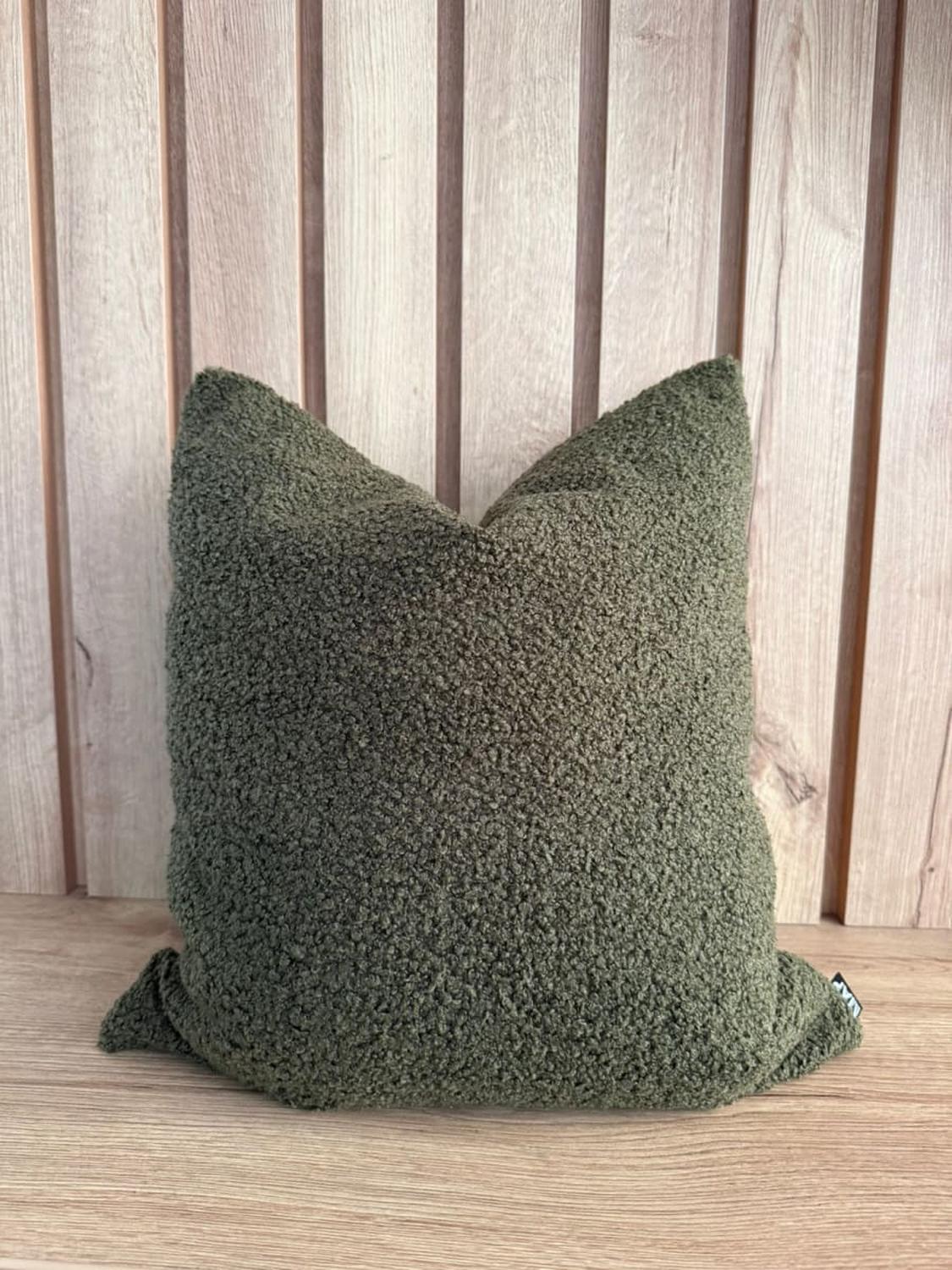FUNDA DE COJÍN ABBO OLIVE 45X45 CM - 1