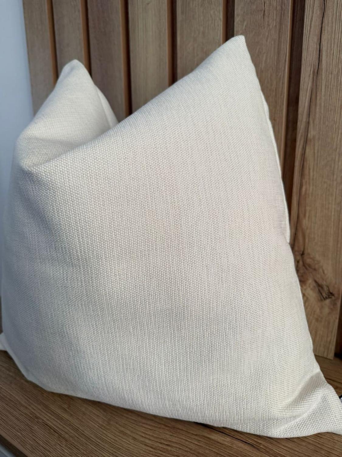 FUNDA DE COJÍN ZIMBA CREAM JACQUARD IVORY BEIGE 50X50 CM - 2