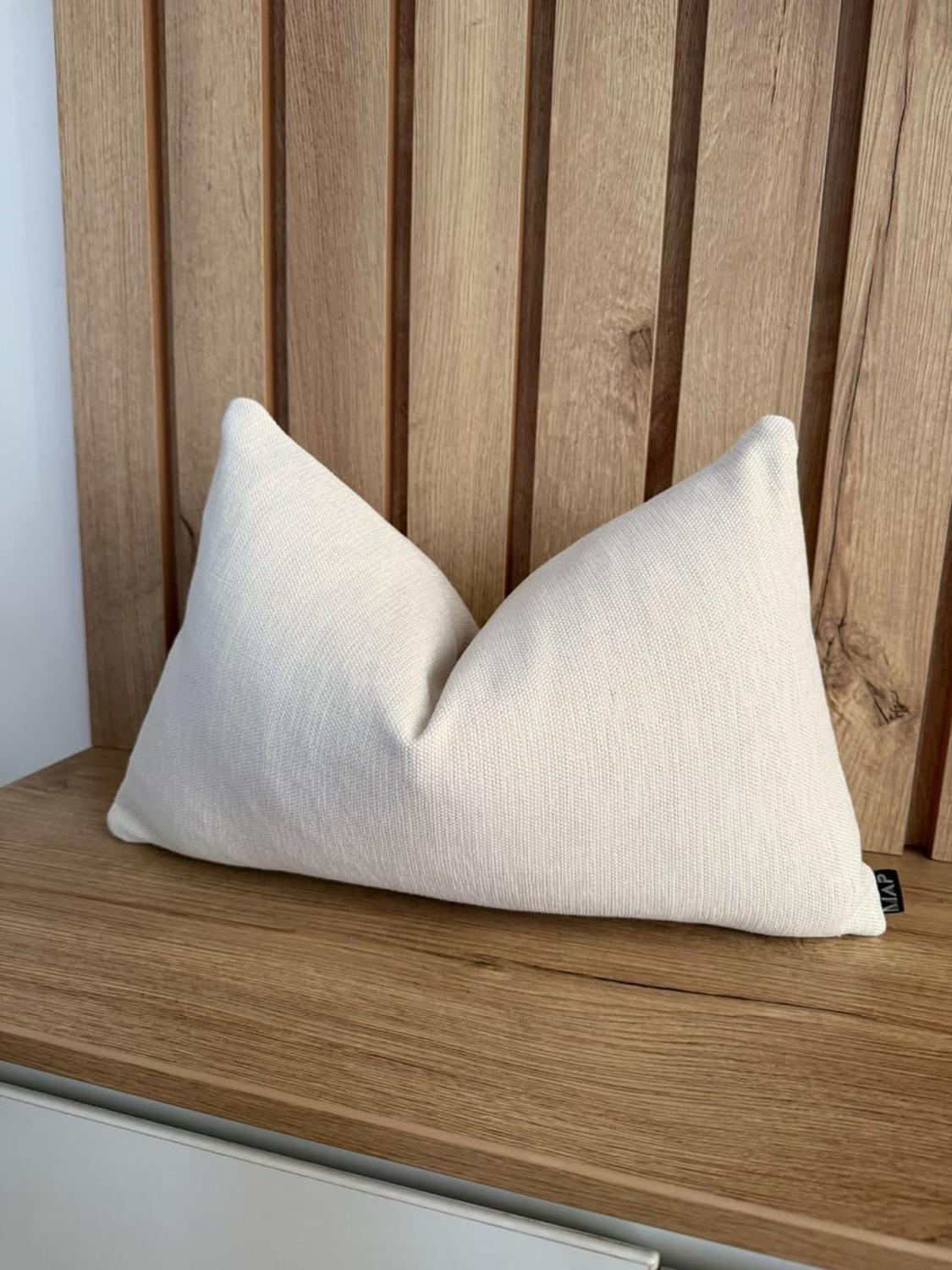 FUNDA DE COJÍN RIÑONERA ZIMBA CREAM 50X30 CM - 2