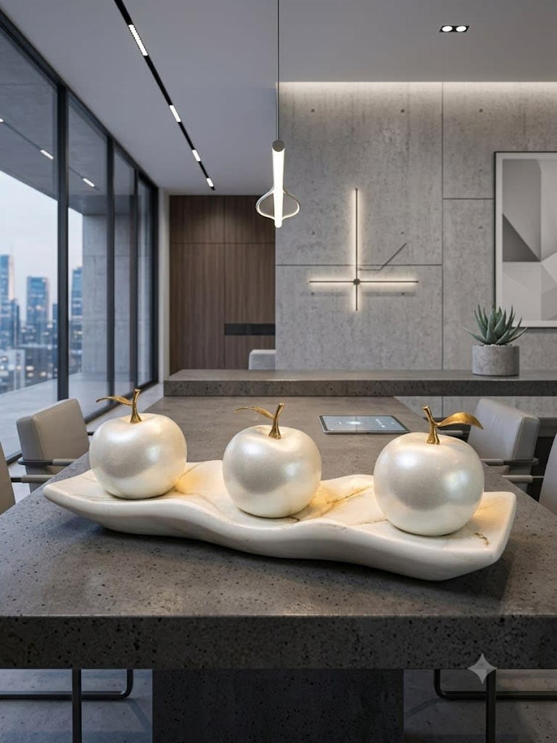 CENTRO DE MESA MANZANAS PEARL - 1