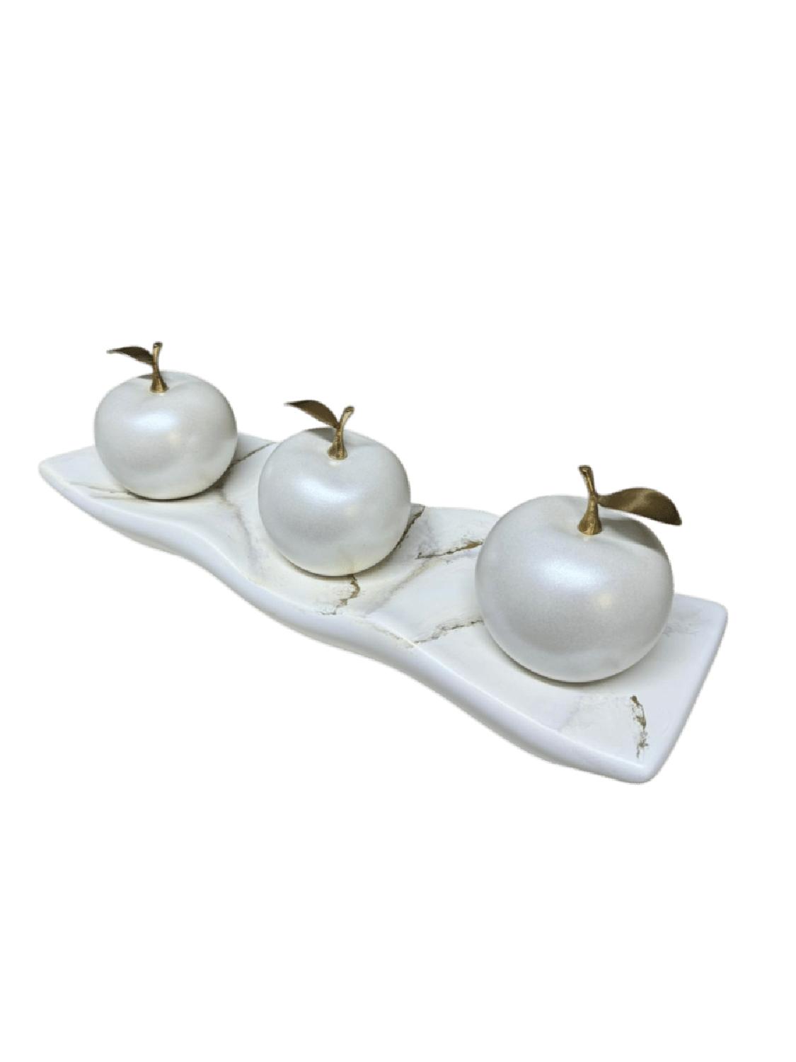 CENTRO DE MESA MANZANAS PEARL - 3