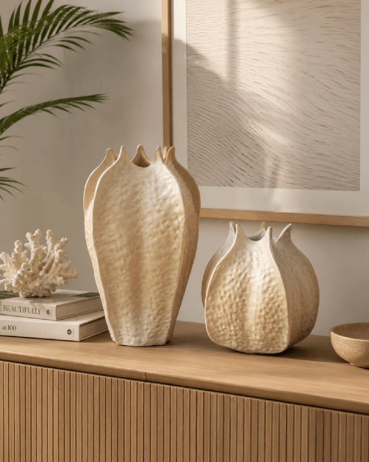 SET DE JARRONES DECORATIVOS CARAMBOLA | FLOREROS DE MESA - 1