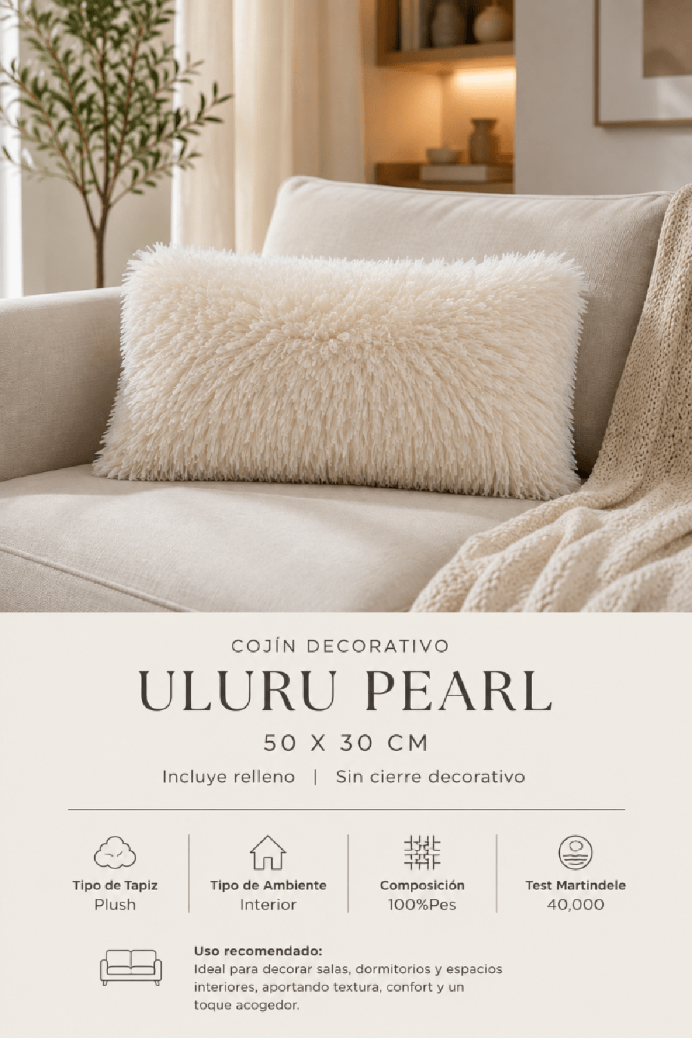 COJÍN ULURU PEARL - 2