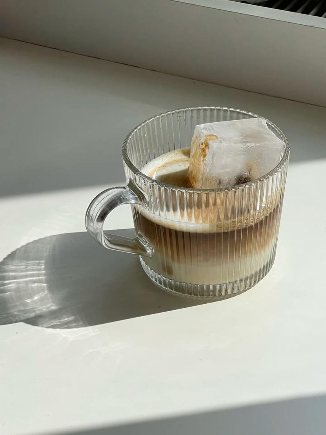 SET DE 4 TAZAS ESPRESSO ACANALADO - 1