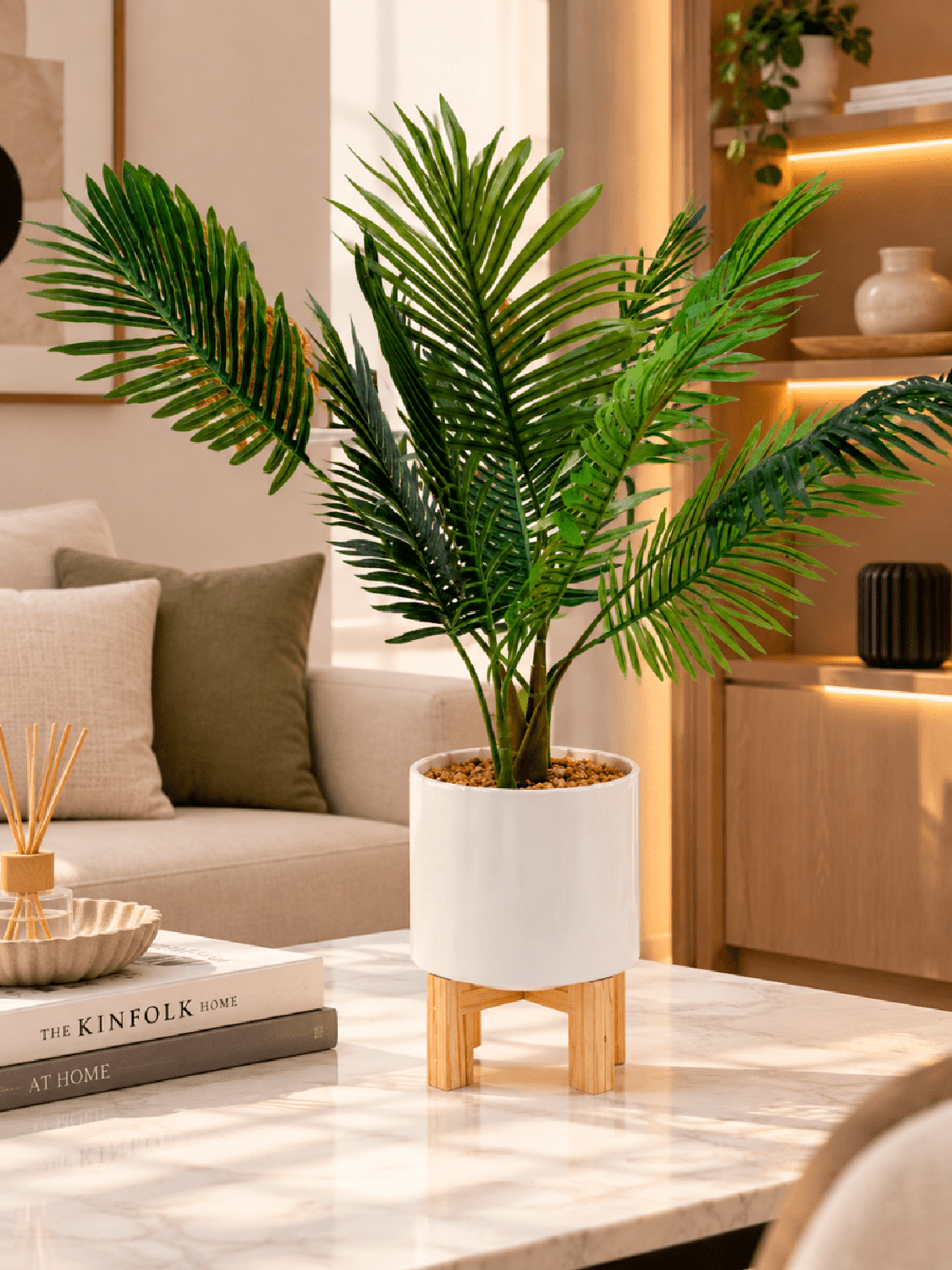 PALMERA ARTIFICIAL CON MACETA - 1