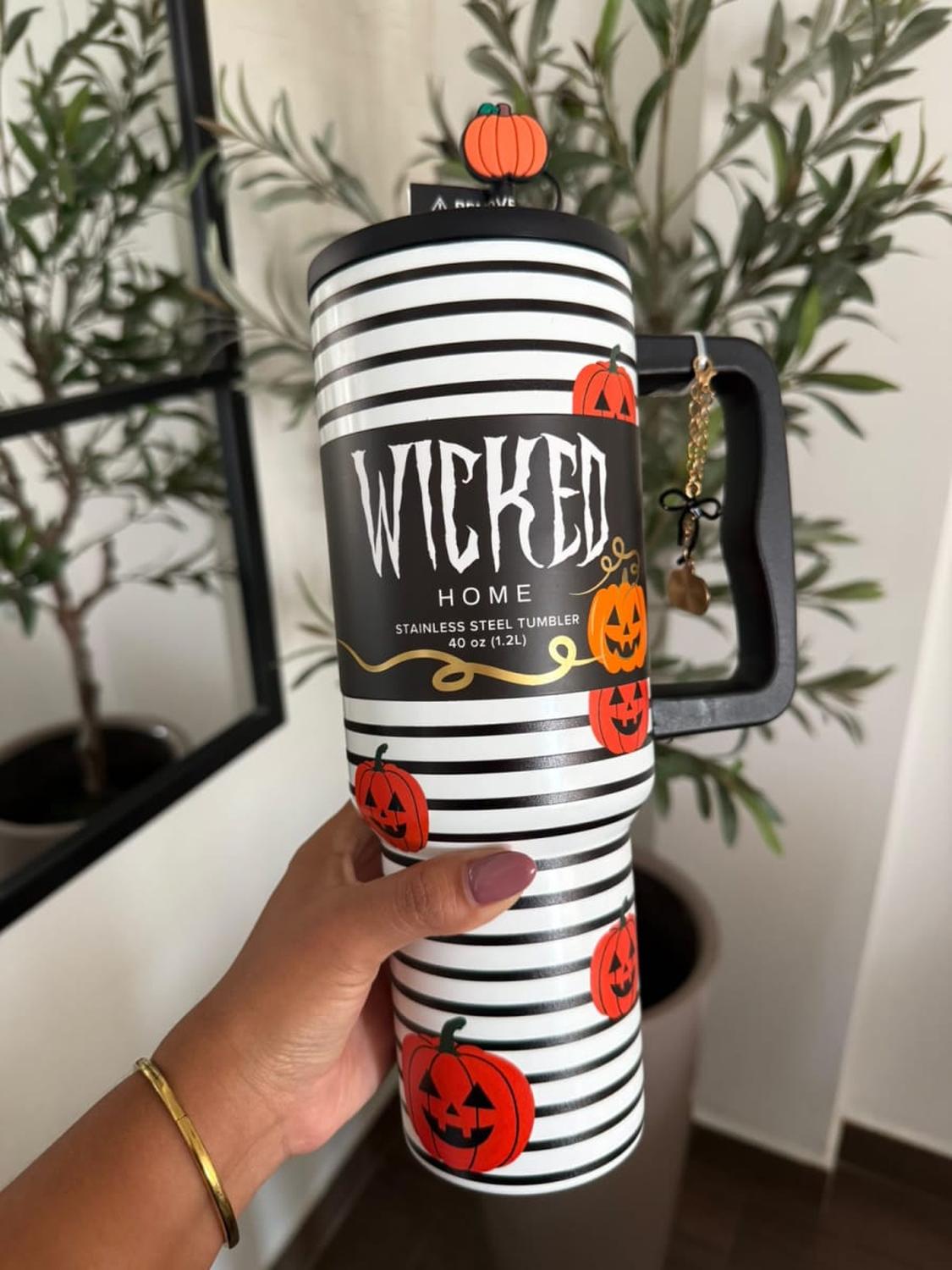 VASO TÉRMICO DE ACERO INOXIDABLE 1.2L WICKED HALLOWEEN - 1
