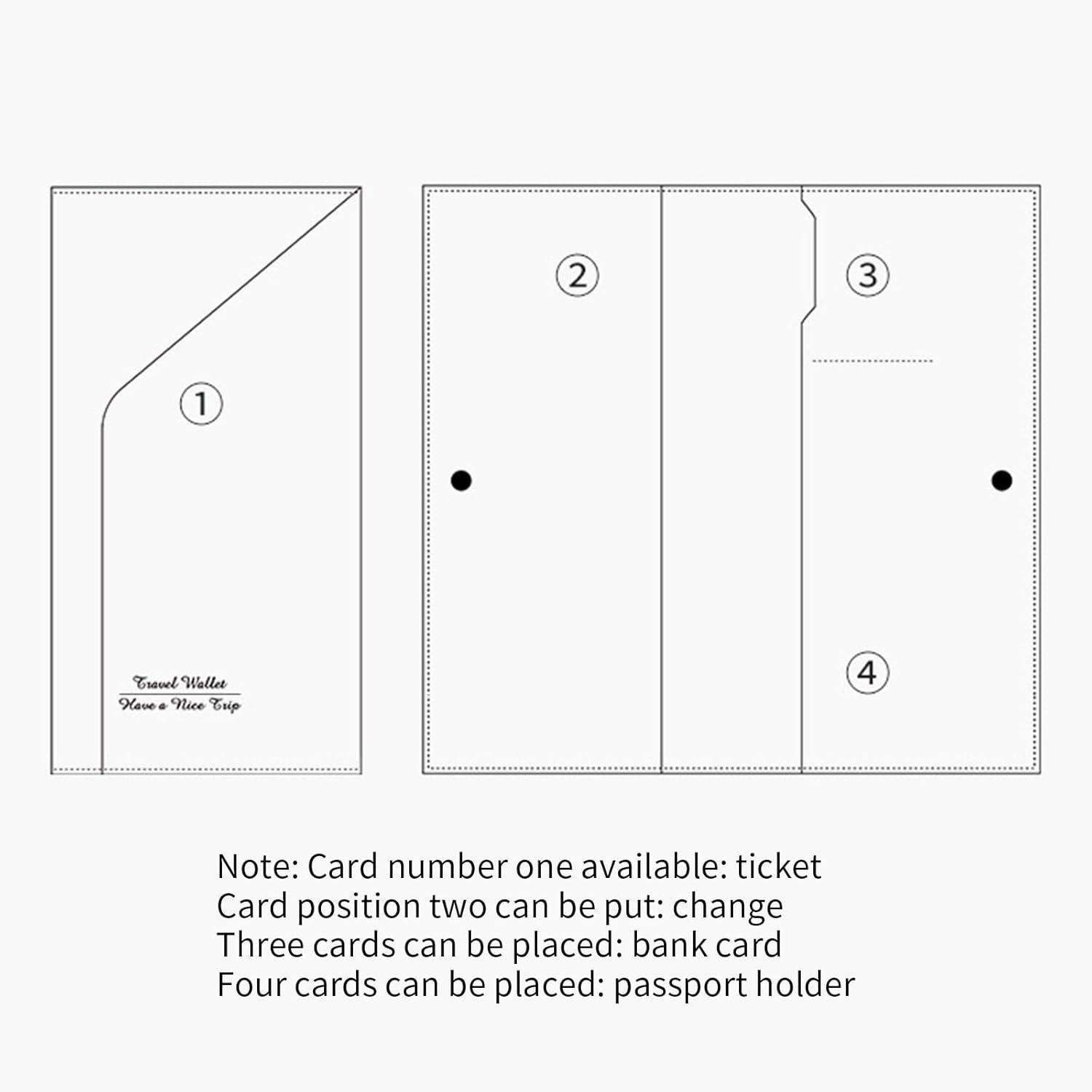 PORTA PASAPORTE DE CUERO PU POLIURETANO LIZO - 2