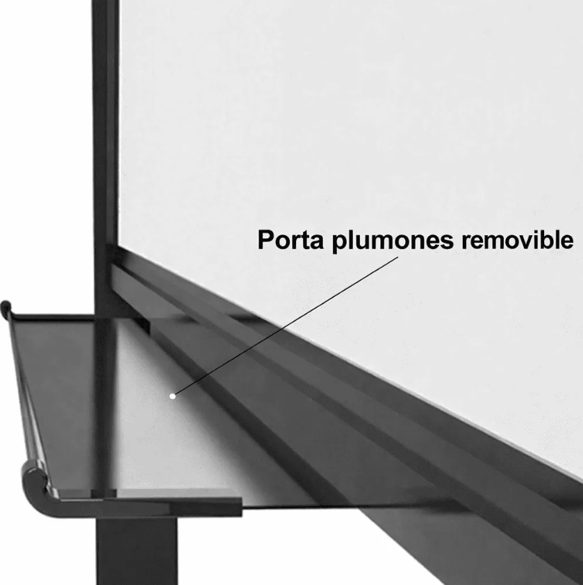 PIZARRA ACRÍLICA GIRATORIA CON RUEDAS Y FRENO MOVIBL - 6