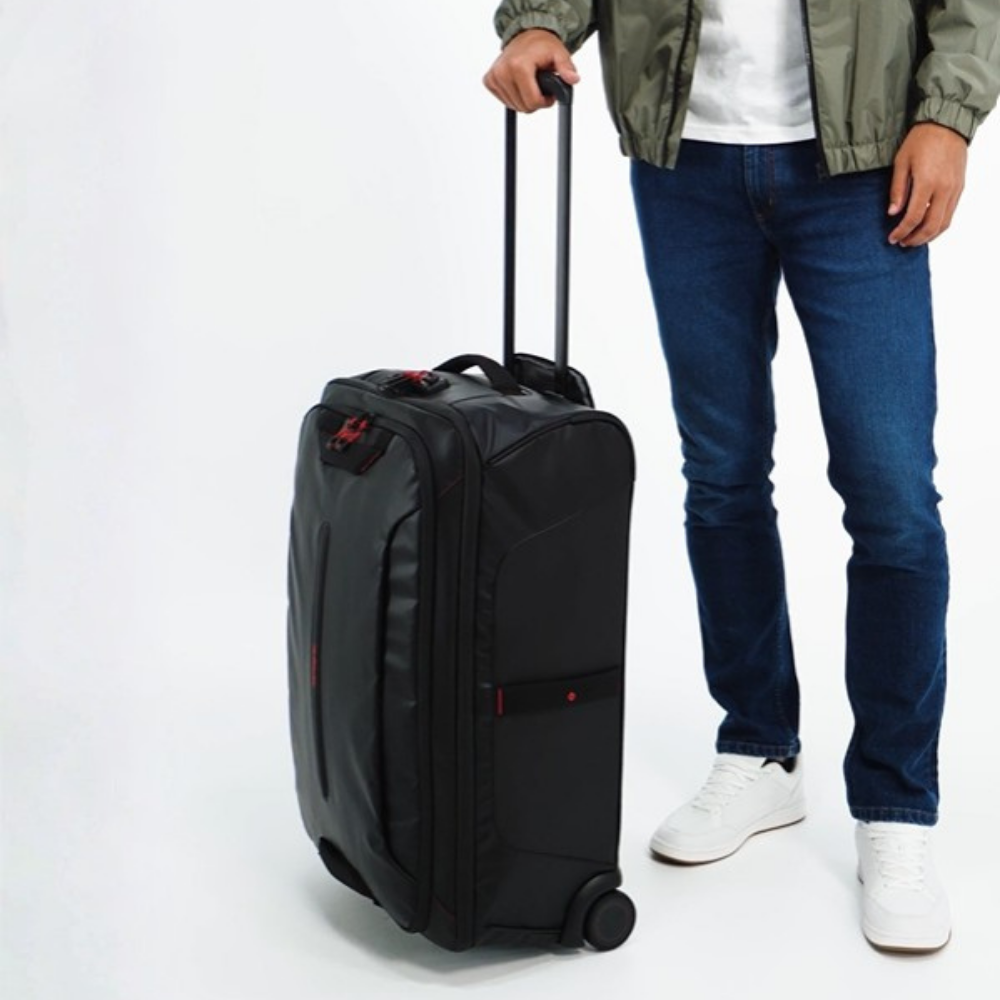 BOLSO VIAJE SAMSONITE ECODIVER NEGRO CON RUEDAS MEDIANO BLACK - 1