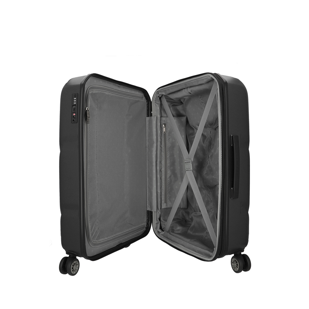 MALETA RÍGIDA SAMSONITE VEGAS 3.0 MEDIANA ONYX NEGRO - 4