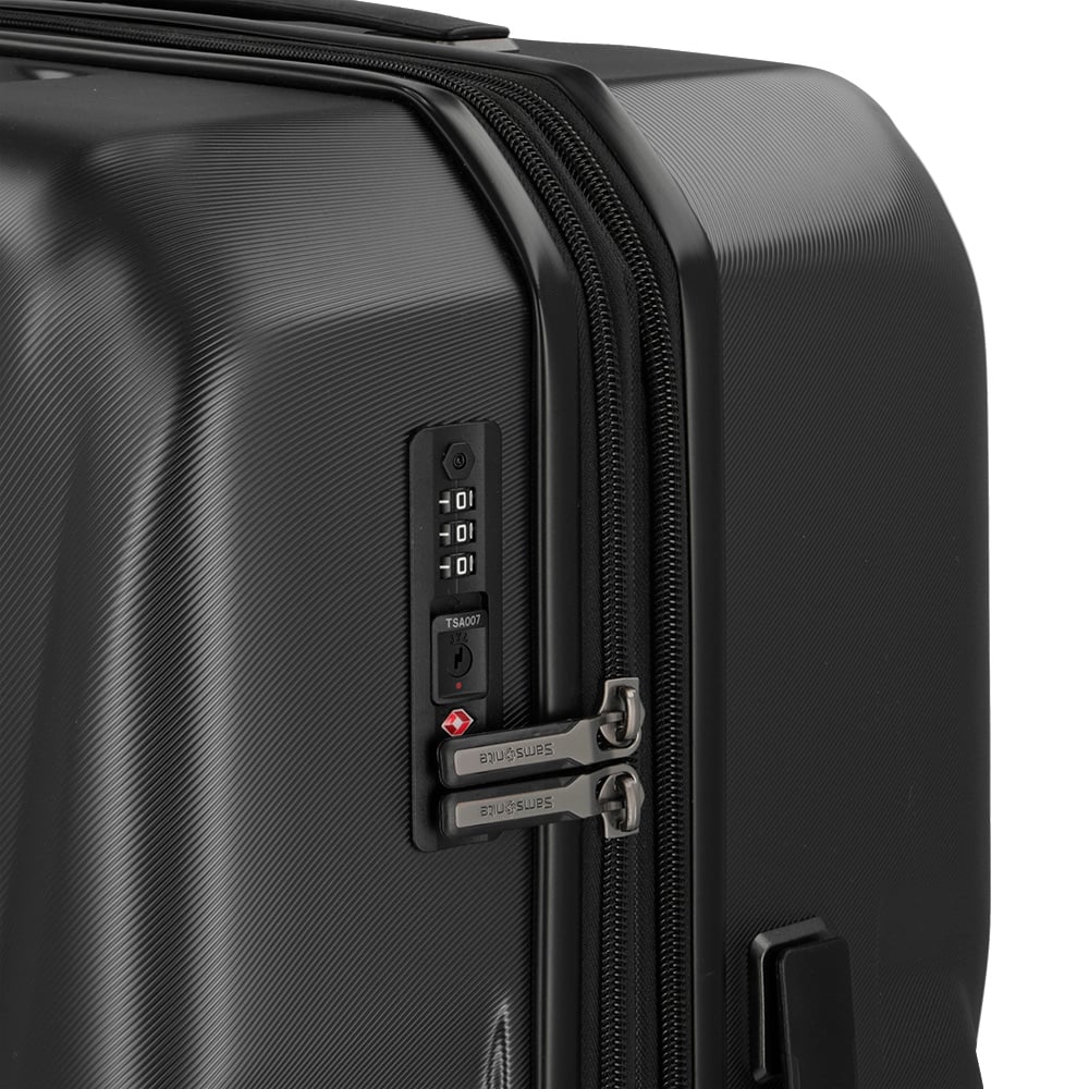 MALETA RÍGIDA SAMSONITE VEGAS 3.0 MEDIANA ONYX NEGRO - 9