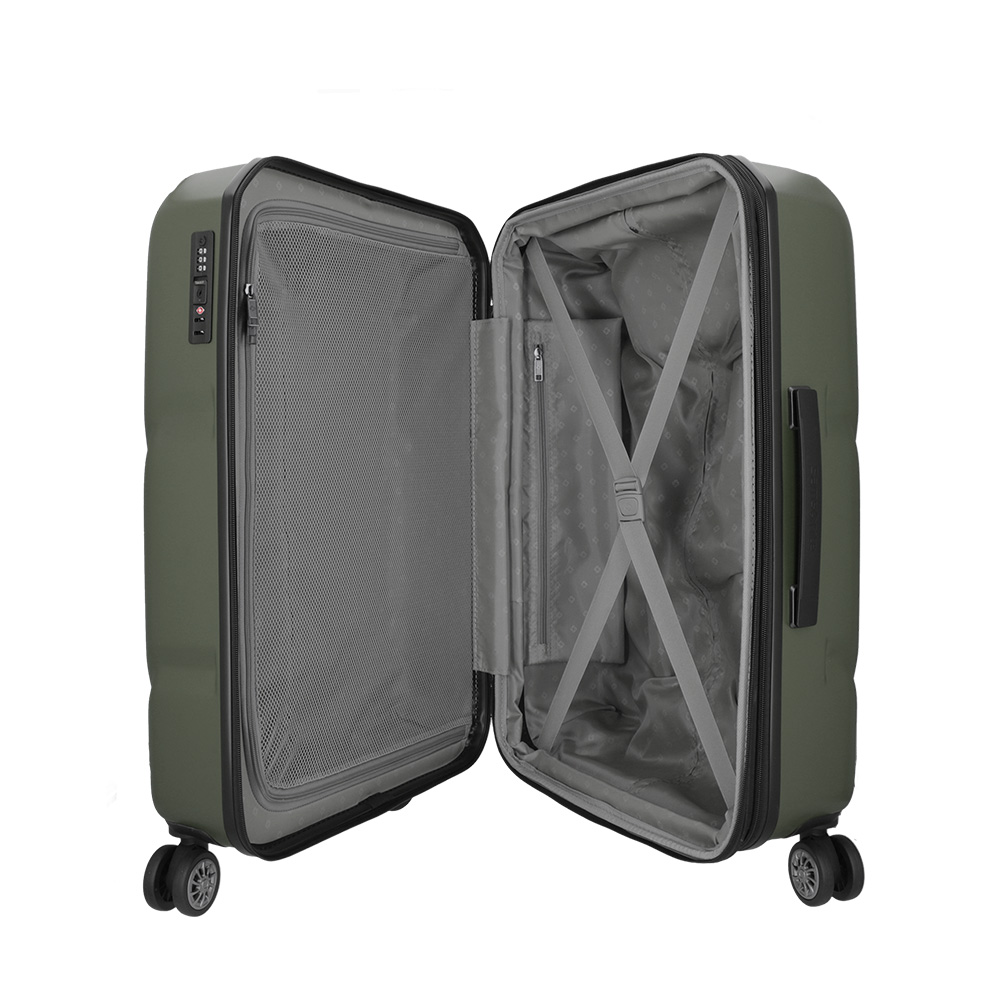 MALETA RÍGIDA SAMSONITE VEGAS 3.0 GRANDE MOSS GREEN - 4