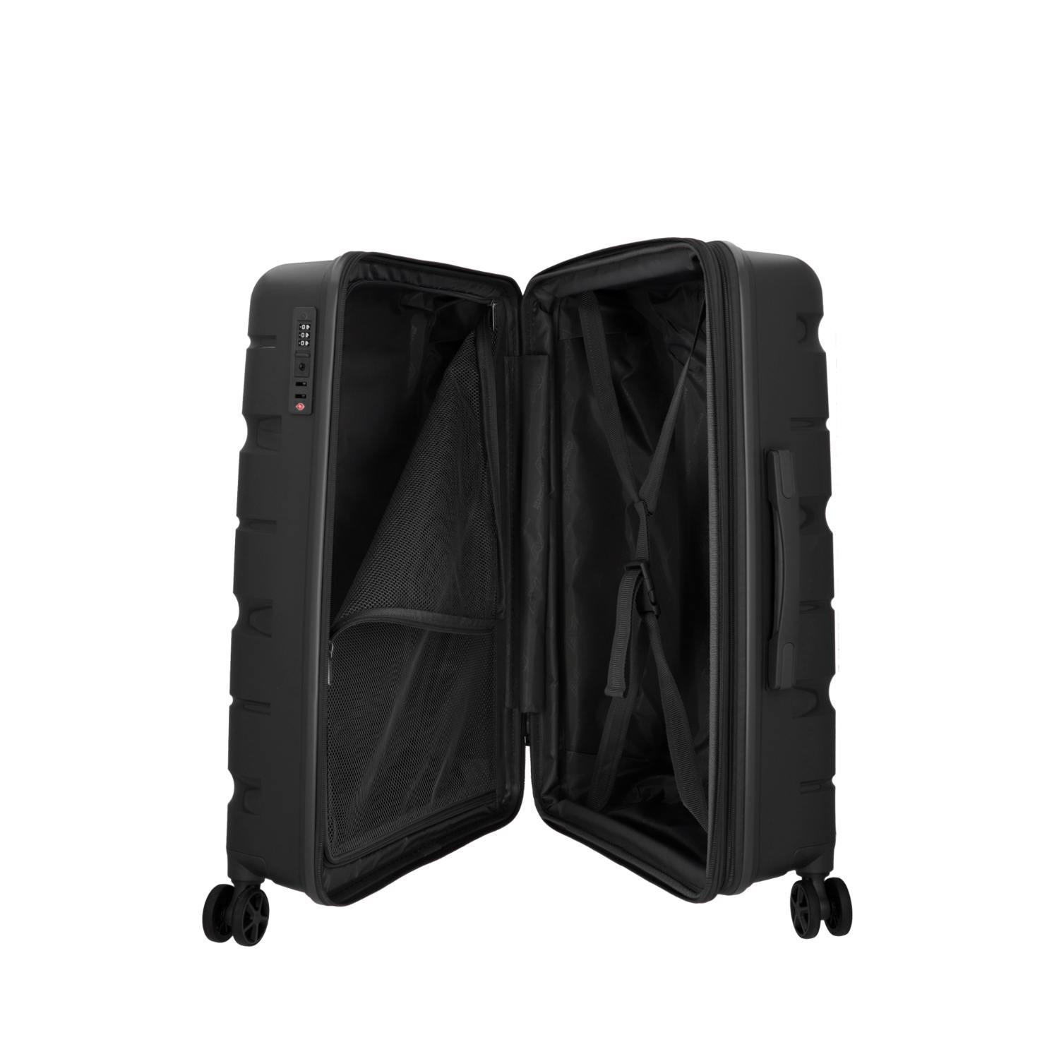 MALETA RÍGIDA AMERICAN TOURISTER ASPEN MEDIANA DEEP NEGRO - 4