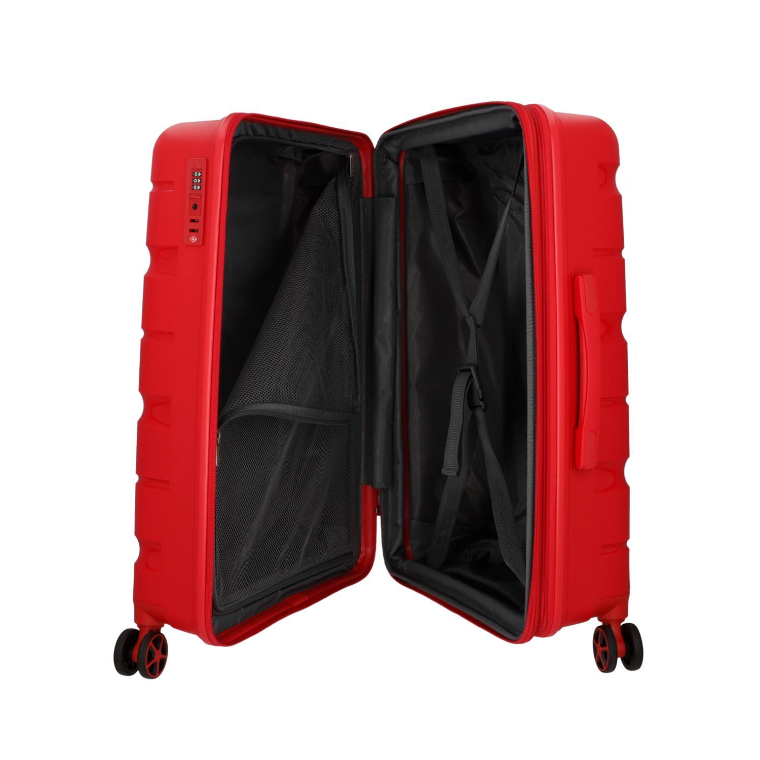 MALETA RÍGIDA AMERICAN TOURISTER ASPEN GRANDE RACING ROJO - 4