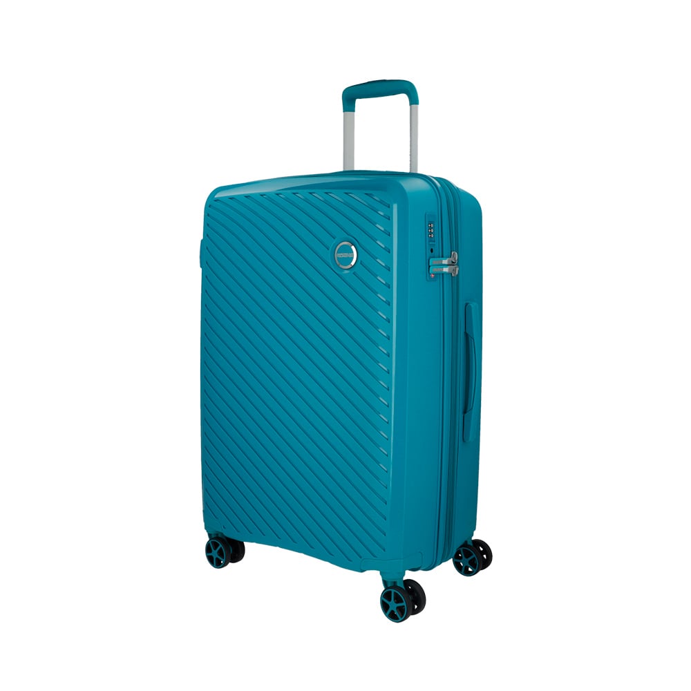 MALETA RÍGIDA AMERICAN TOURISTER ZANZIBAR MEDIANA POOL BLUE - 2
