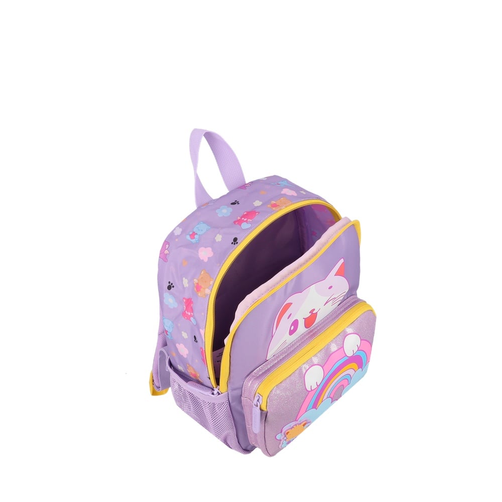 MOCHILA PLAY-TIME 6XT LILAC RAINBOW CAT - 4
