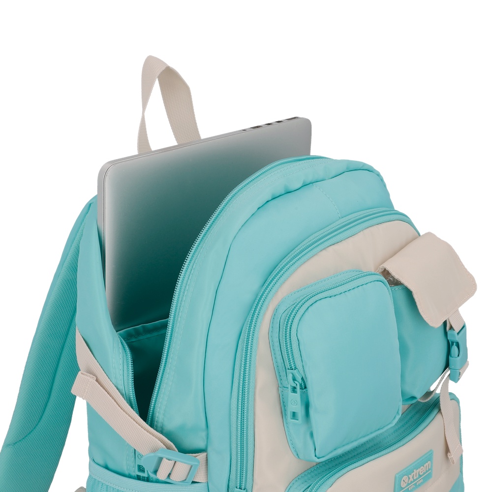 MOCHILA PORTALAPTOP KIRA 6XT 15' FIZZY MINT - 7