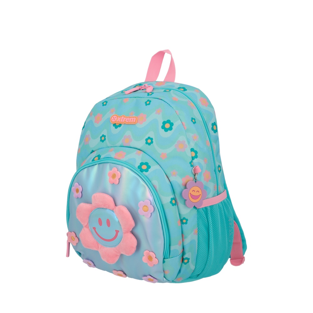 MOCHILA POWER 6XT AQUA FLOWERS - 2