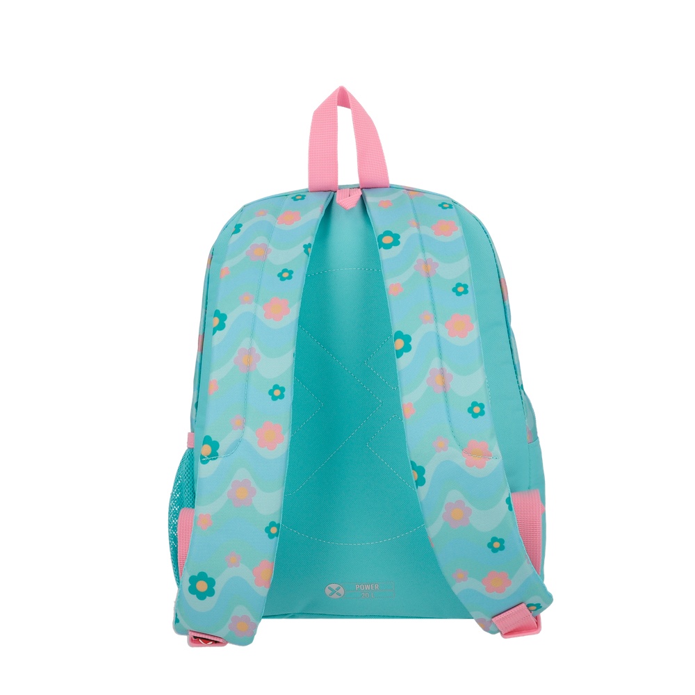MOCHILA POWER 6XT AQUA FLOWERS - 4